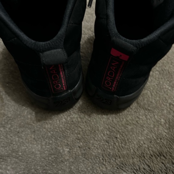 🧠🧠🧠Nike Jordan 12 Black Rush Pink - Picture 6 of 7
